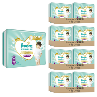 Pampers 幫寶適 原廠公司貨 極上守護 一級幫散熱拉拉褲 6~11kg, M, 608片