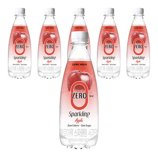 Mega Crew Zero Hour 0kcal 氣泡蘋果口味碳酸飲料, 6個, 350ml