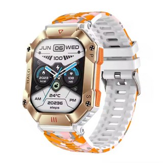 MIVSEN 智慧手錶 KR80, 迷彩金, 2吋, 藍牙, 1個