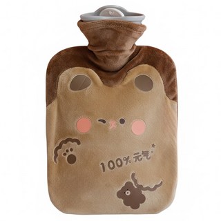 s-sportplus+ 絨毛熱水袋 棕熊造型 1L容量, 1個