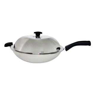 Pearl Horse 寶馬 厚釜M8七層複合金單把炒鍋, 40cm, 1個