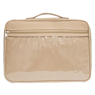 Sunday Life 韓系ins風多隔層手提筆電平板包 35cm*26cm*4cm, 13.3吋, 卡其色, 1個