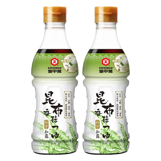 KIKKOMAN 龜甲萬 料亭和露昆布香菇, 360ml, 2瓶