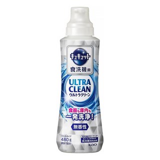 Kao 花王 Cucute 珂珂透 ULTLA CLEAN 洗碗機專用強效洗碗精 無香, 480g, 1瓶