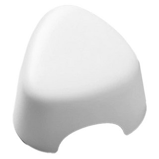 加厚再升級設計款小椅 彈性結構 嚴選材質 堆疊收納 圓弧設計 堅固輕巧 不易變形 可承受高達120公斤 韌性佳, 白色, 1個