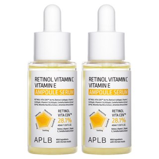 APLB 레티놀 비타민C 비타민E 앰플 세럼, 40ml, 2개