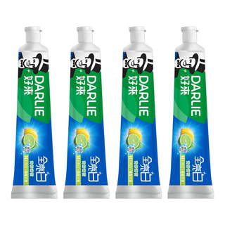 DARLIE 好來 全亮白青檸薄荷牙膏, 140g, 4條