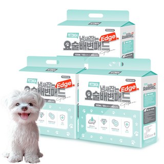 페츠모아 냄새잡는 요술 배변패드 엣지 레몬향, 100개입, 3개