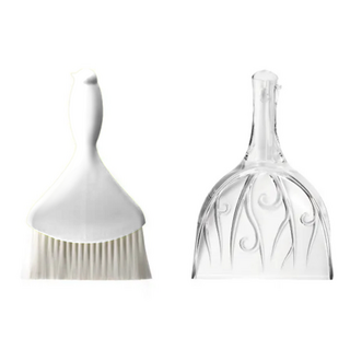 QUALy Sweepie Sparrow-Broom+Dustpan 雀兒愛乾淨, 白色, 1組