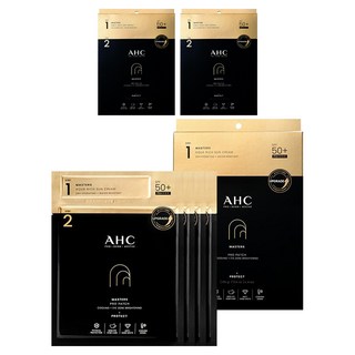 AHC 마스터즈 프로 패치 + 아쿠아 리치 선크림 SPF50+ PA++++ 4p, 3개