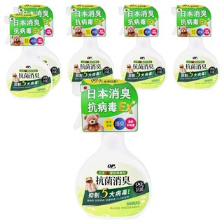 OP 愛岩柿除菌消臭噴霧 抗腸病毒EX, 400ml, 6瓶