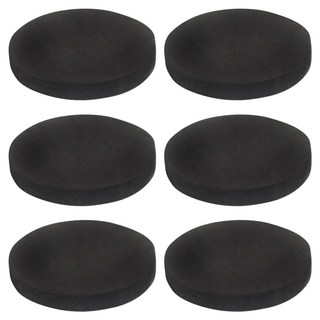 Axis 艾克思 家俱防震消音防刮EVA加厚墊片 圓形, 黑色, 6個