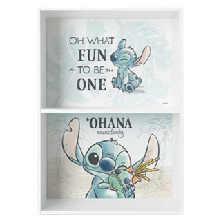 收納王妃 迪士尼 雙層空櫃, 夏威夷史迪奇, 2層