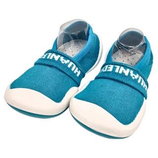 HUANLEDA 透氣手工嬰兒鞋 - 湖水藍, 14.5cm