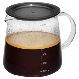 Driver MOKA 600ml 耐熱玻璃咖啡壺 附容量刻度, 咖啡壺, 1個