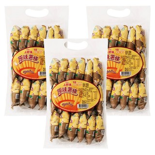 Oishi 上好佳 原味薯條 18入迷你包, 90g, 3袋