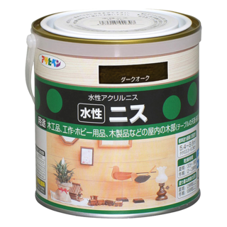 ASAHIPEN 日本水性木器著色清漆 暗橡木 700ml, 1罐