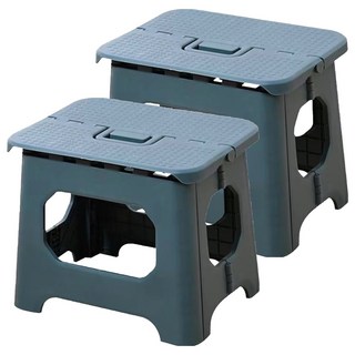 摺疊板凳 經典款 小(20 x 17 x 16cm) 320g, 莫蘭迪藍, 2個