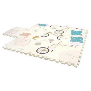 LOG 樂格 XPE 無毒巧拼墊 10片一組, 森林大象, 1組, 30 x 30cm