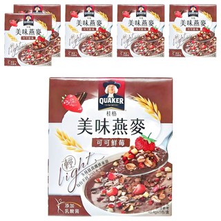QUAKER 桂格 美味燕麥 可可鮮苺, 232g, 6盒