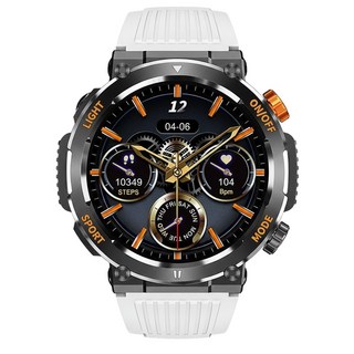 MIVSEN 心率通話手錶 指南針運動 H17, 藍牙, 1.46吋, 白色, 1支