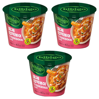 CJ bibigo Rosé杯裝辣炒年糕, 3個, 108g