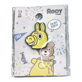 Rody 金屬徽章 慶祝, 尺寸w23xh28mm, 1個