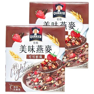 QUAKER 桂格 美味燕麥 可可鮮苺, 232g, 2盒