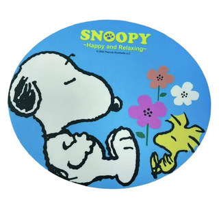 PEANUTS 史努比 SNOOPY 小日子 造型滑鼠墊, 藍色, 1個