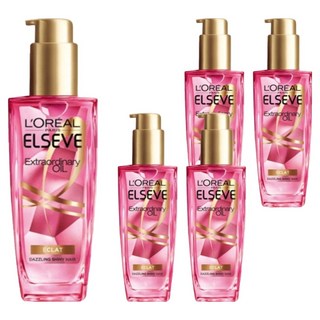 L'OREAL PARiS 巴黎萊雅 金緻護髮精油 玫瑰精華 100ml, 5瓶