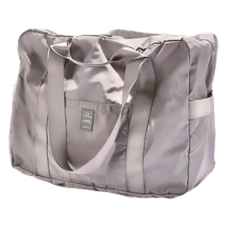 P.travel 旅行折疊包 防水尼龍布, 灰色, 45 x 33 x 15cm