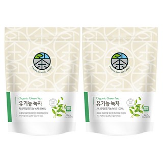 평창다원 유기농 작설 녹차 생분해티백, 1.5g, 20개입, 2개