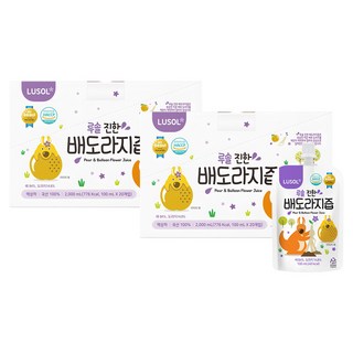 LUSOL 濃郁梨桔梗汁禮盒, 梨桔梗汁, 100ml, 40包