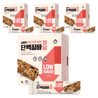 SIMPLEAT 低糖蛋白棒 4入, 120g, 4盒