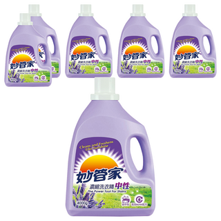 Magic Amah 妙管家 濃縮洗衣精 中性, 4kg, 6桶