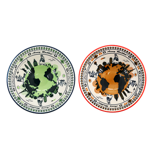 Anny Rabbit 安妮兔 環遊世界陶瓷碗 300ml 直徑11.5cm*高6cm, 多色, 2個