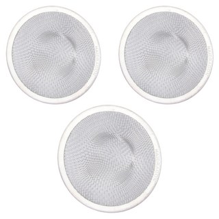 上龍 廚房水槽衛浴不鏽鋼地板排水孔濾網 3個, 不銹鋼色