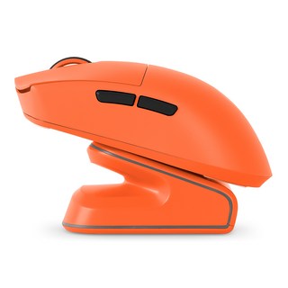 지클릭커 슈퍼히어로 르캄프 라이트 초경량 게이밍 블루투스 유무선 마우스, OP99 MASTER, 오렌지아미