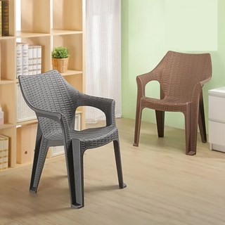 KEYWAY 聯府 夏威夷藤藝休閒椅 KGB969-1, 咖啡色, 1個