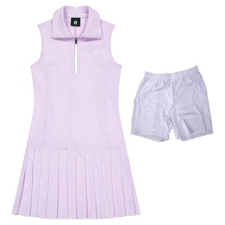 RAINMAKER 女款針織百褶無袖連身裙 + 安全褲套組 R32WCO05