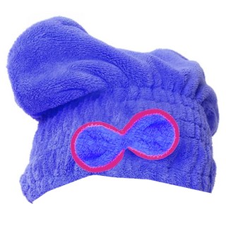 珊瑚絨乾髮帽 Y217 25 x 30cm 60g, 藍色, 4個