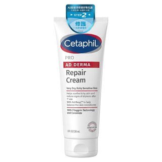 Cetaphil 舒特膚 AD益膚康修護舒敏乳霜, 226g, 1條