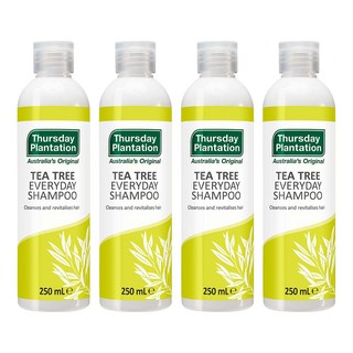 Thursday Plantation 茶樹原味去屑洗髮精, 250ml, 4瓶