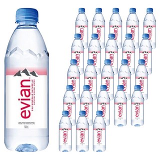 에비앙 미네랄워터, 500ml, 24개