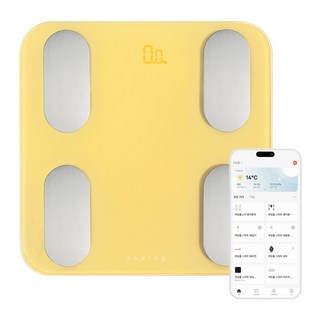 쿠잉전자 스마트 체성분계, SBF-L17CR, 크림, 1개