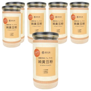 GreenMarket 菓青市集 純黃豆粉, 300g, 6罐