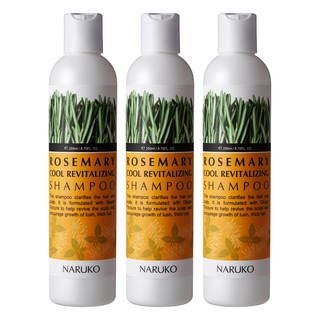 NARUKO 牛爾 台灣公司貨 迷迭香髮絲濃密洗髮精, 250ml, 3瓶