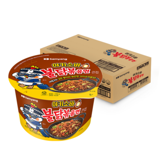 Buldak Ramen 碗裝火辣雞肉鐵板炒麵 日式炒麵風味 100g, 16入