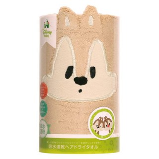 Skater 速乾吸水護髮巾, 小松鼠, 1條