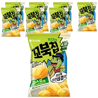 ORION 好麗友 烏龜玉米脆片 玉米濃湯口味, 80g, 8包